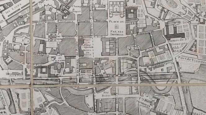 Plan de Rennes vers 1805