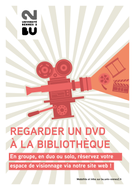 affiche espace de visionnage