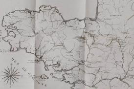 Carte de la Bretagne