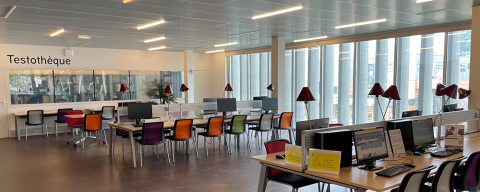 Photo testotheque BU Sciences humaines